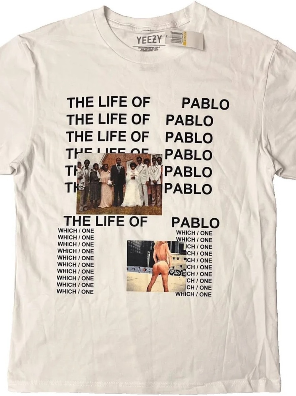 Yeezy 'The Life of Pablo' Graphic Tee NWT